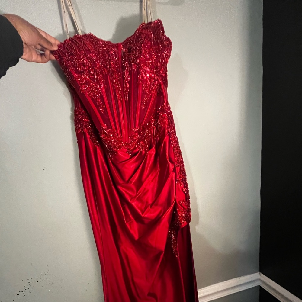 Faviana Red dress
